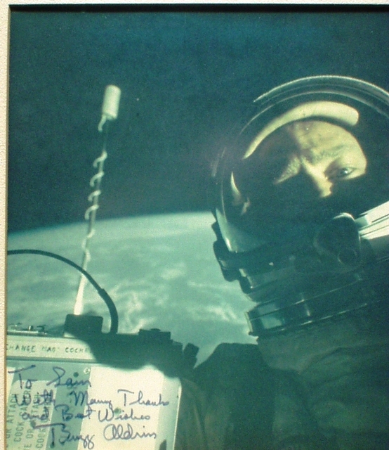 Buzz Aldrin Signed Photo