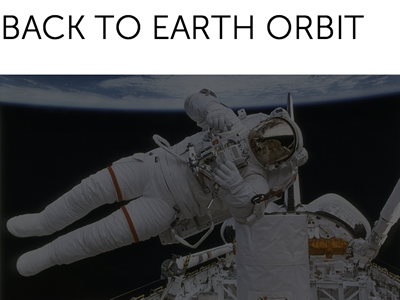 Back to Earth Orbit
