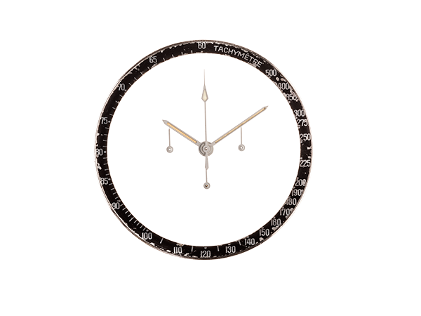 An outer rim reading 'tachymetre' circles the outside of the watch.