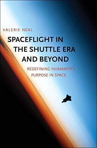 A book cover showing the space shuttle over the horizon. 