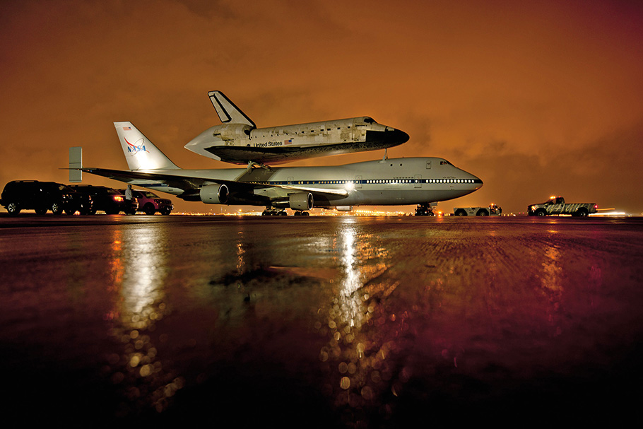 space shuttle hauler