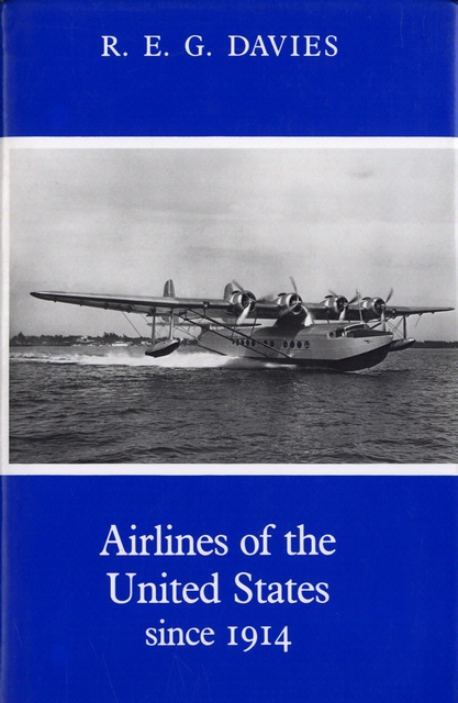 Book cover: Airlines of the United States since 1914