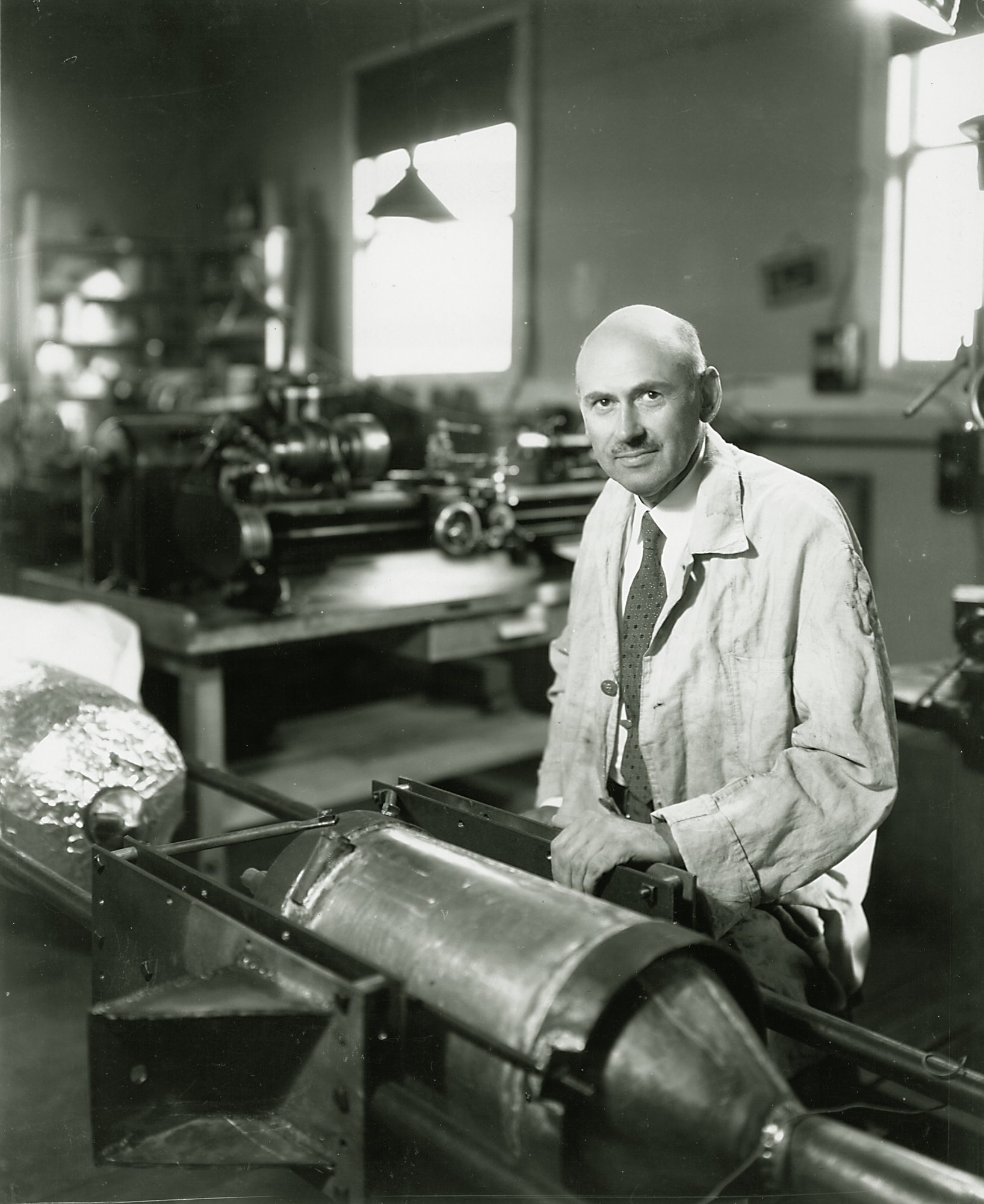 Robert Goddard in his