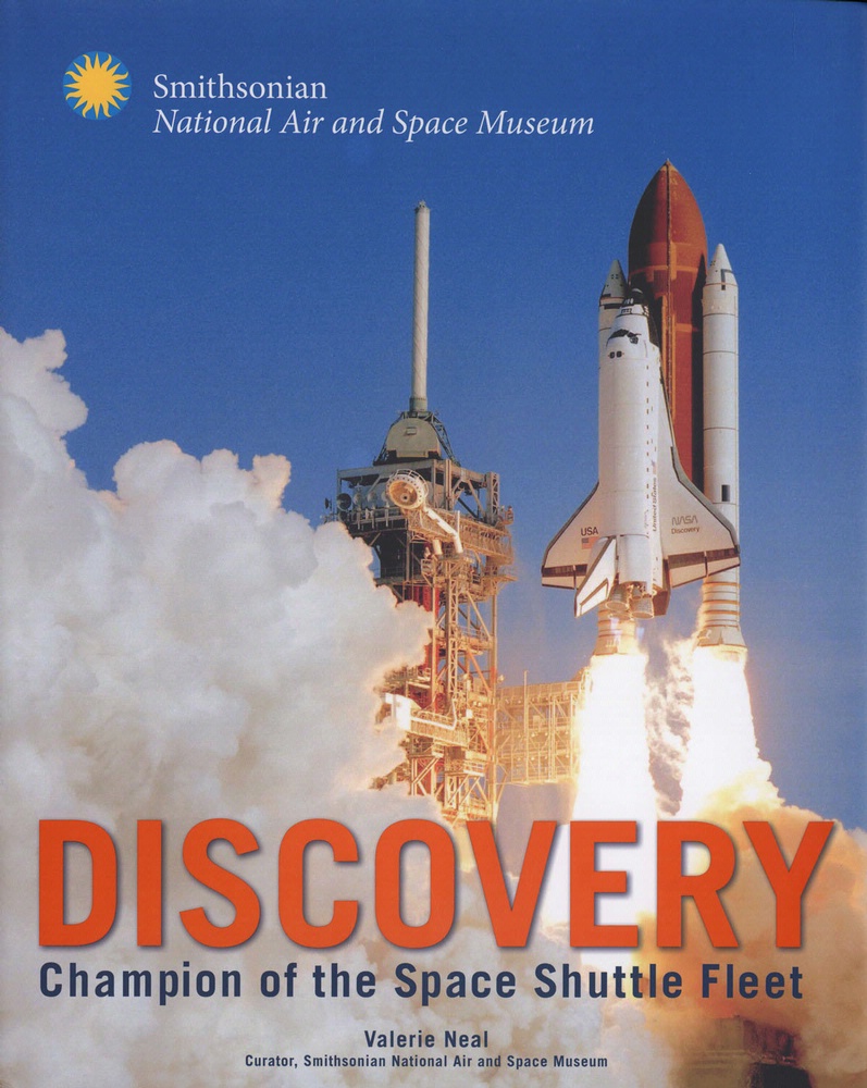 Book cover featuring a cover image of a Discovery shuttle launch.