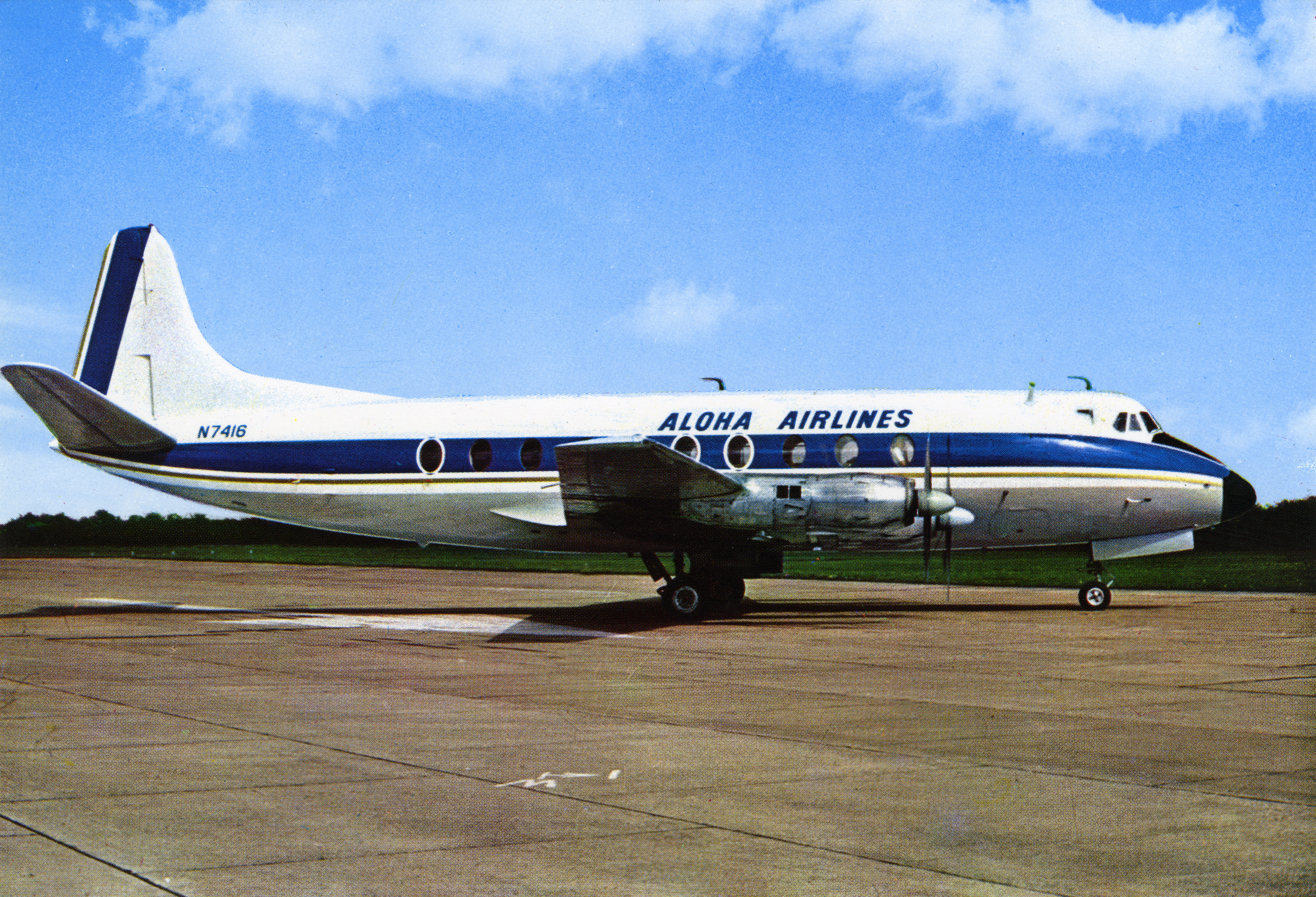 Aloha Airlines Vickers Viscount 745D