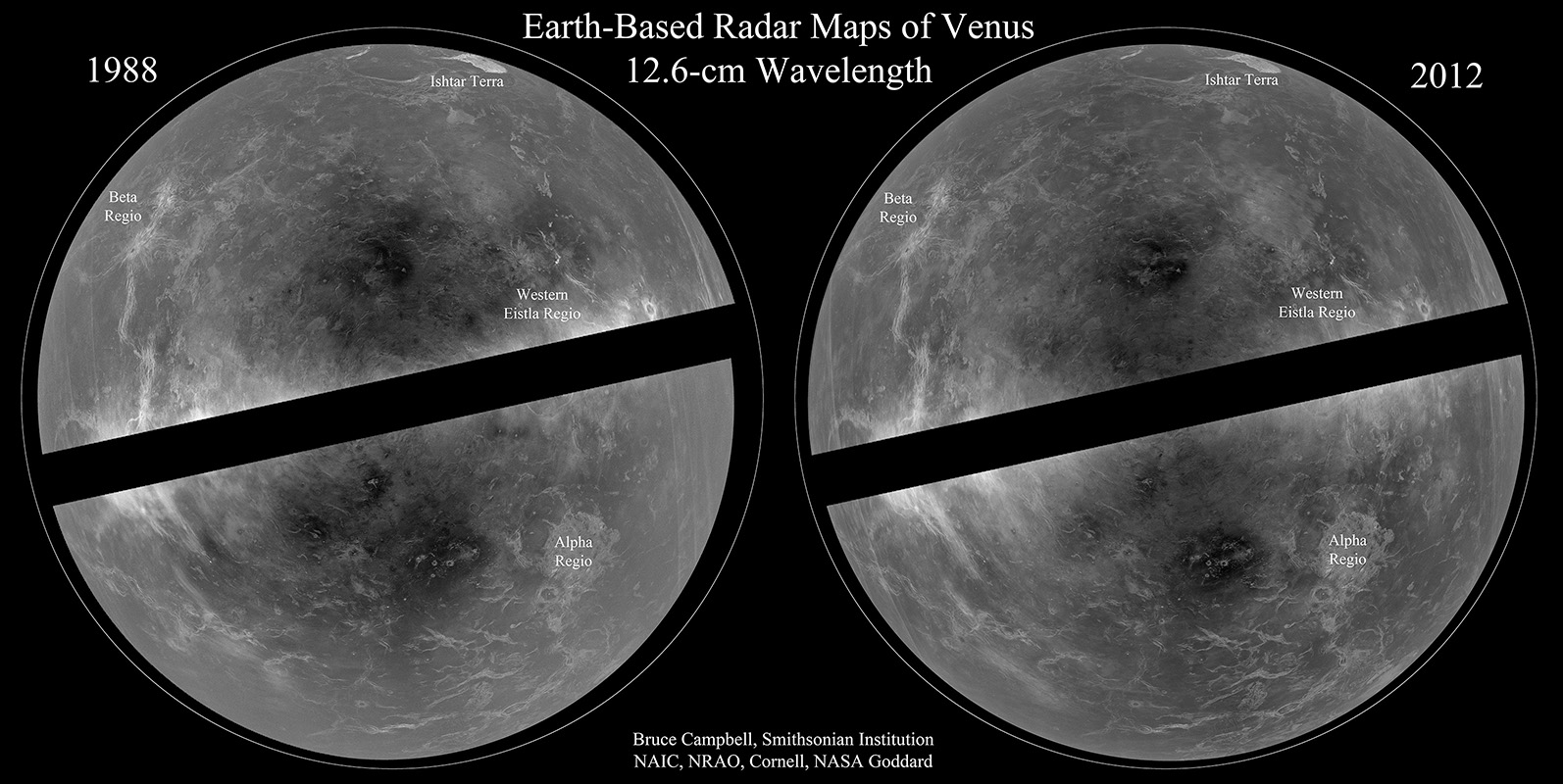 map of planet venus