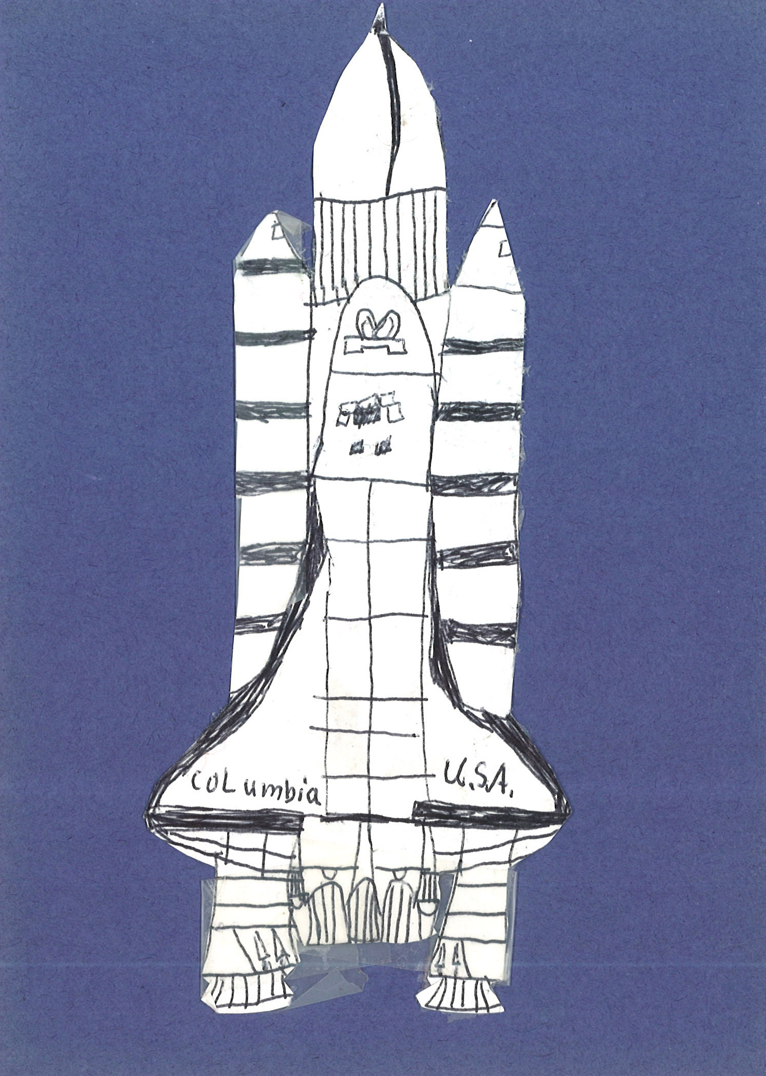 Space Shuttle. Drawing On Blueprint Of Space Ship, AI Generated Stock  Photo, Picture and Royalty Free Image. Image 206761165.