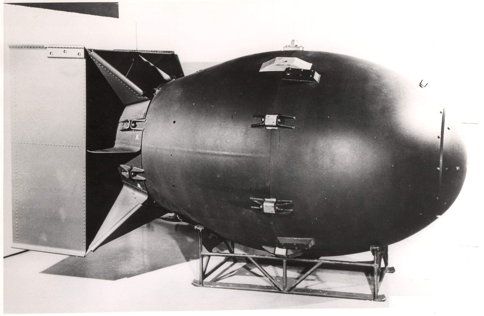 Armament, Bombs, Atomic Bomb \u0026quot;Fat Man\u0026quot; (Nuclear Weapon). [photograph] | National Air and Space ...