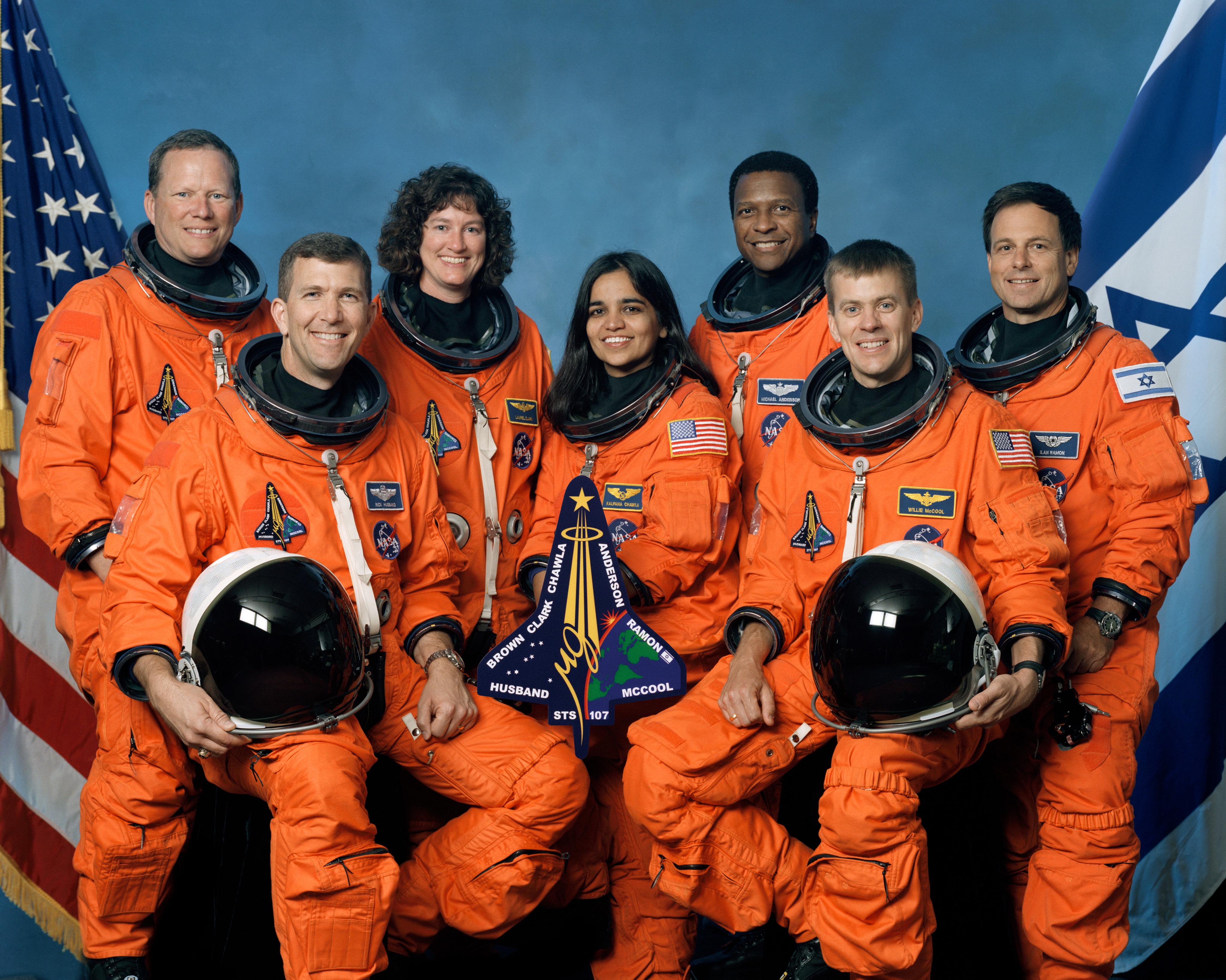 STS-107 Crew of Space Shuttle "Columbia"
