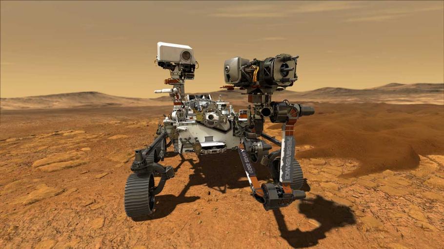 space probe mars rover diagram