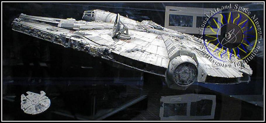 A production model of the Millennium Falcon