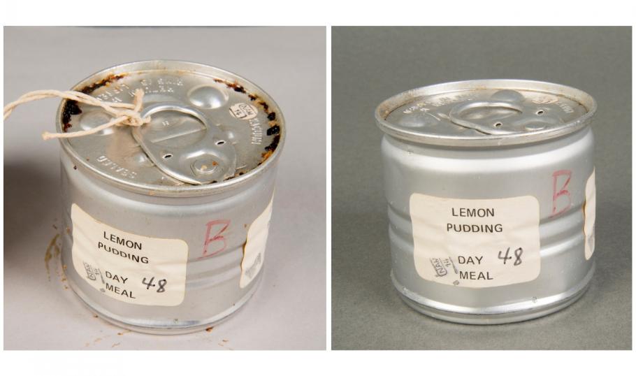  Lemon pudding can before and after treatment
