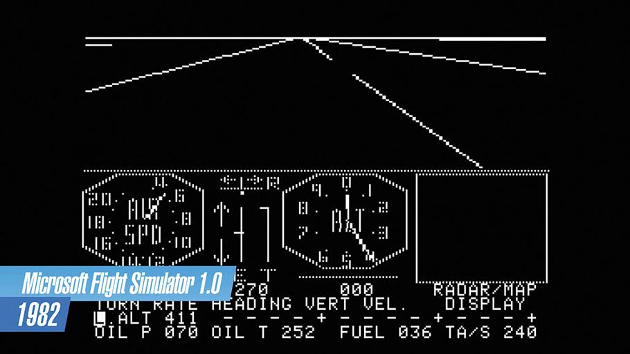 The programmers paid a lot of attention to the details of an aircraft’s instrument panel, in both the original and newest versions of the Flight Simulator software.