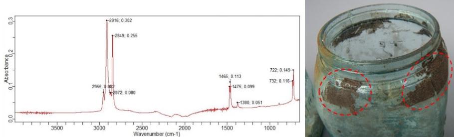 A chart is compared to an closeup of an early battery that resembles a jar.