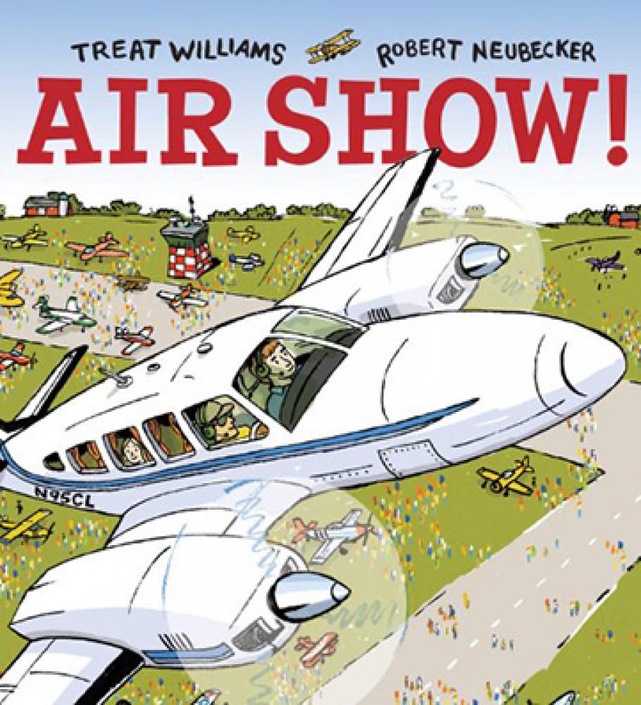 Cover of the book "Air Show," by Treat Williams. Illustration by Robert Neubecker.