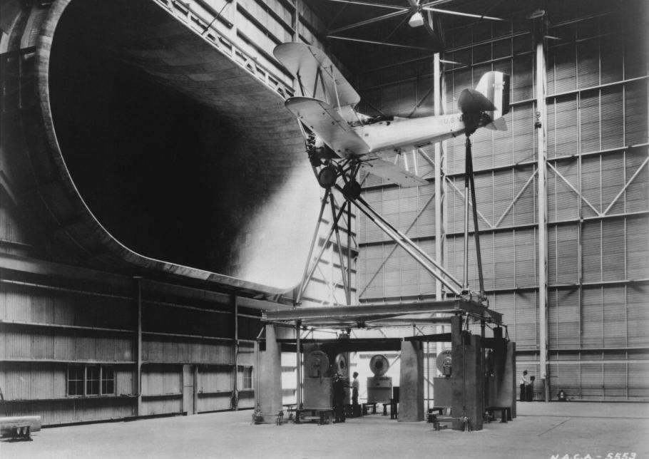 Vought O3U-1 in Langley Full Scale Wind Tunnel
