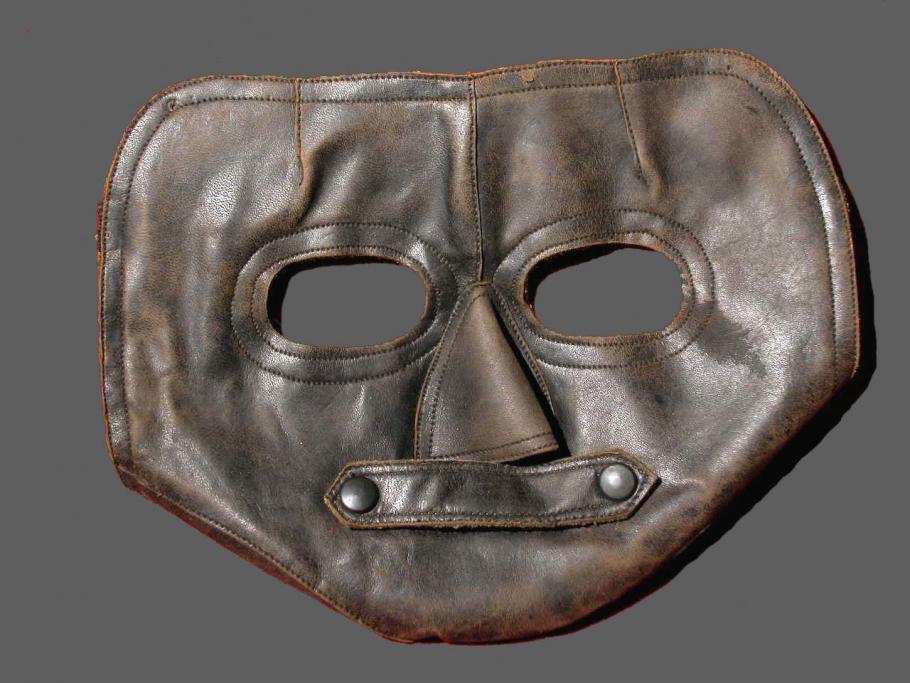 WWI Leather Face Mask