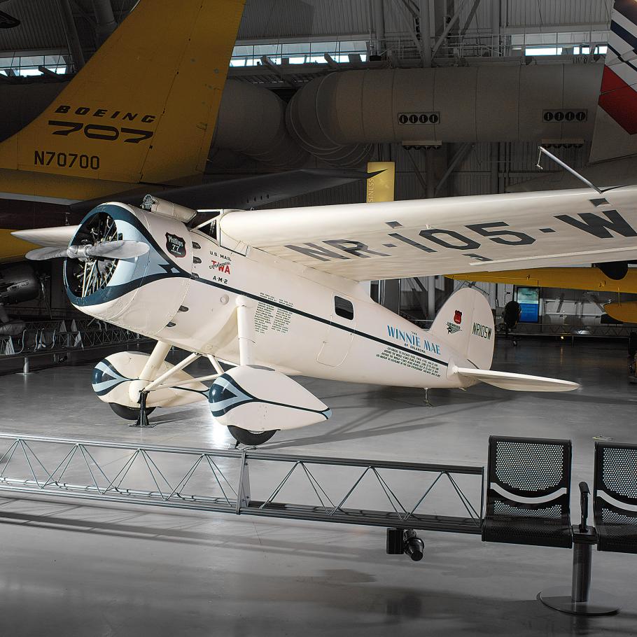 Lockheed Vega Winnie Mae at the Udvar-Hazy Center