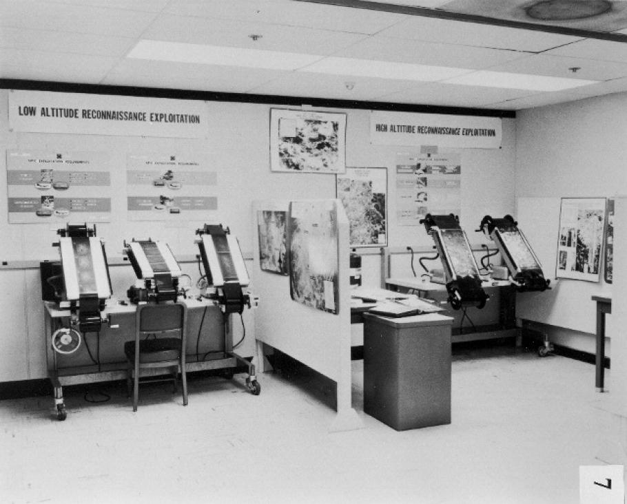 CIA Light Table Inside NPIC in 1962
