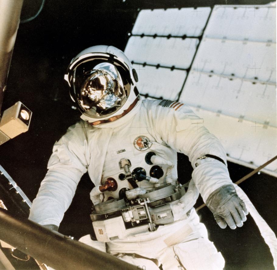 Astronaut Jack Lousma on Skylab 3 Spacewalk