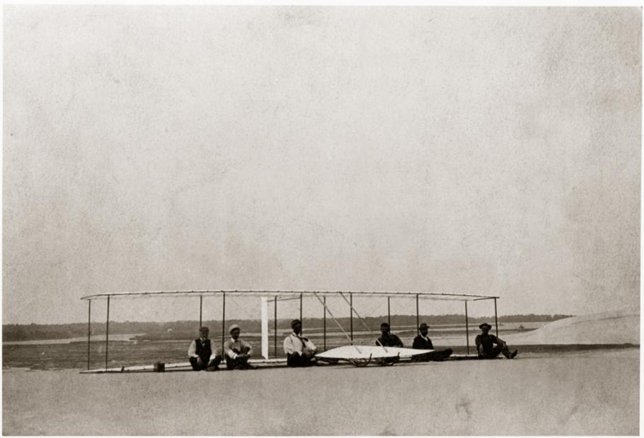 1902 Wright Glider on the Ground