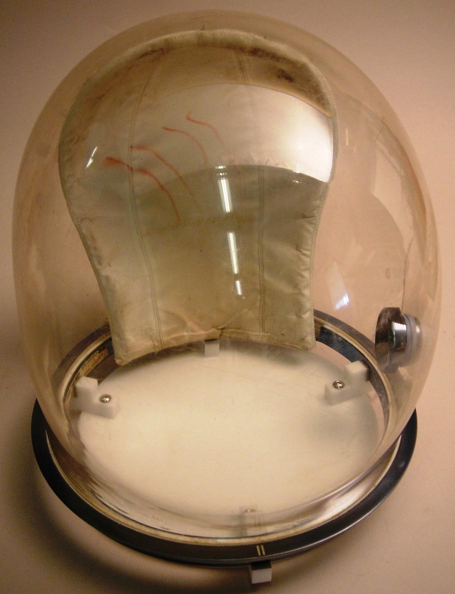 glass bubble helmet