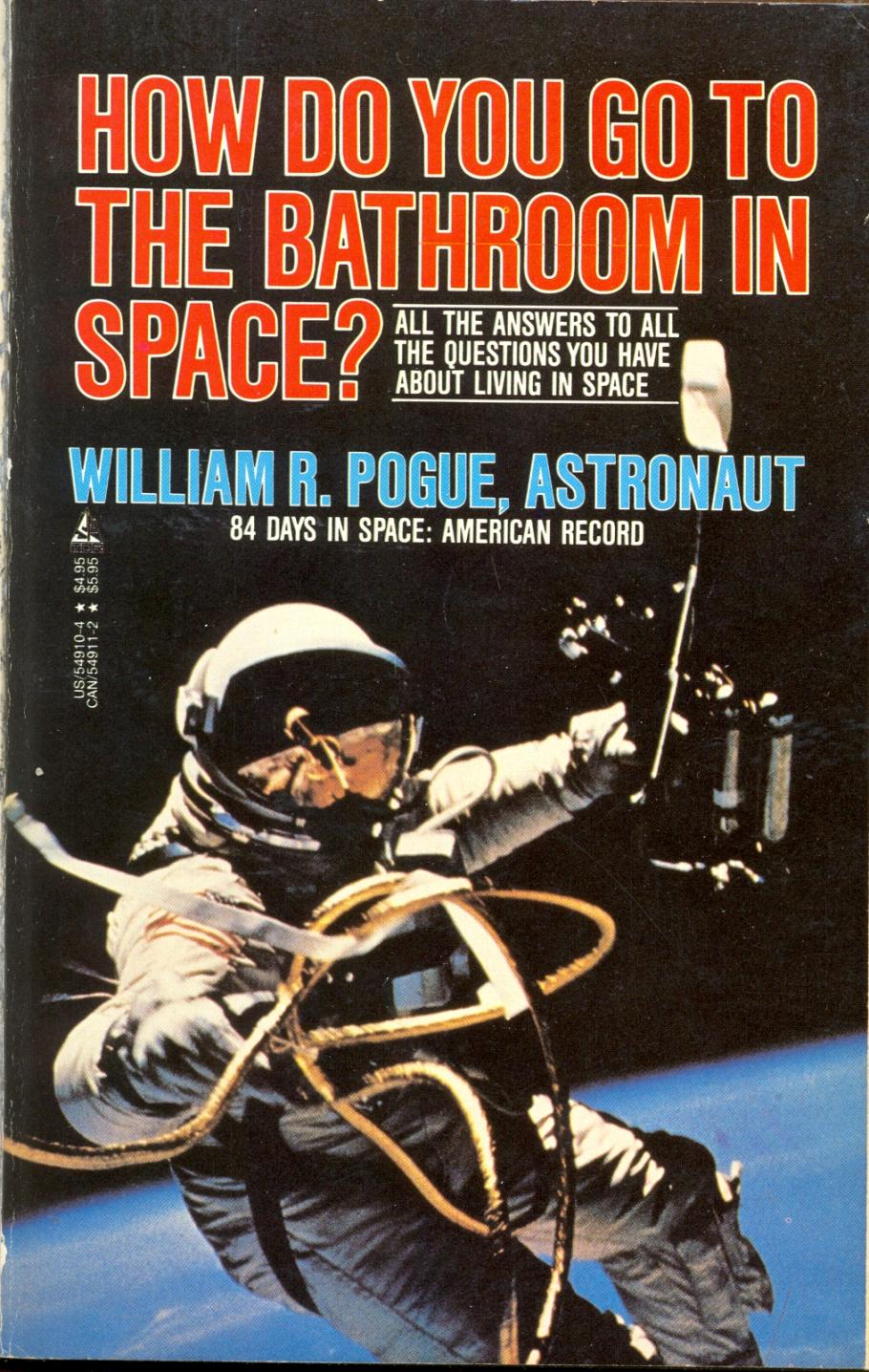 Book cover, How do you Go to the Bathroom in Space?