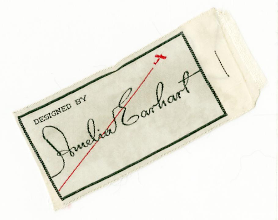 Amelia Earhart Clothing Label