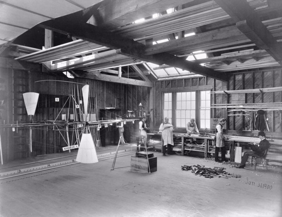 Langley Aerodrome in Workshop