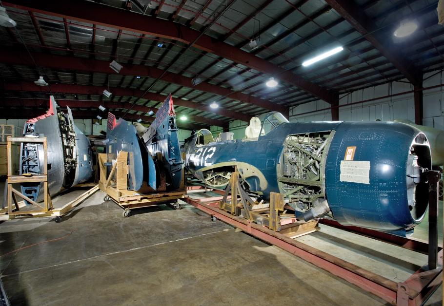 The Curtiss SB2C-5 Helldiver Awaits Restoration