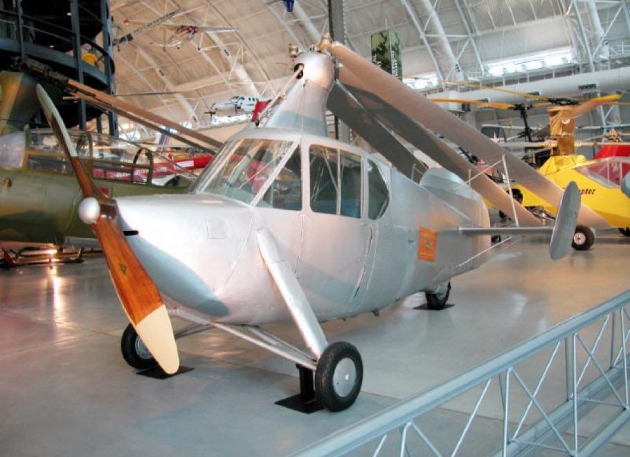 Autogiro Company of America AC-35 at the Steven F. Udvar-Hazy Center