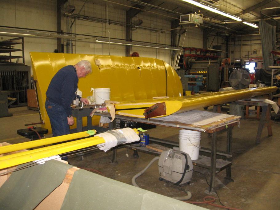 Piper J-2 Cub in the Restoration Shop