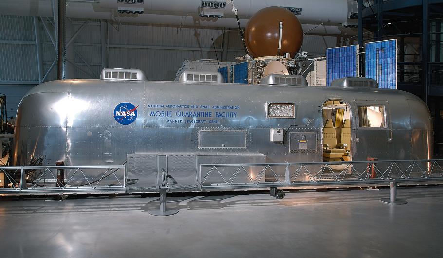 Mobile Quarantine Facility (Apollo 11) at the Udvar-Hazy Center