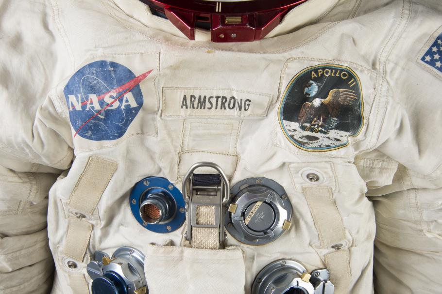 Detail of Armstrong's Suit
