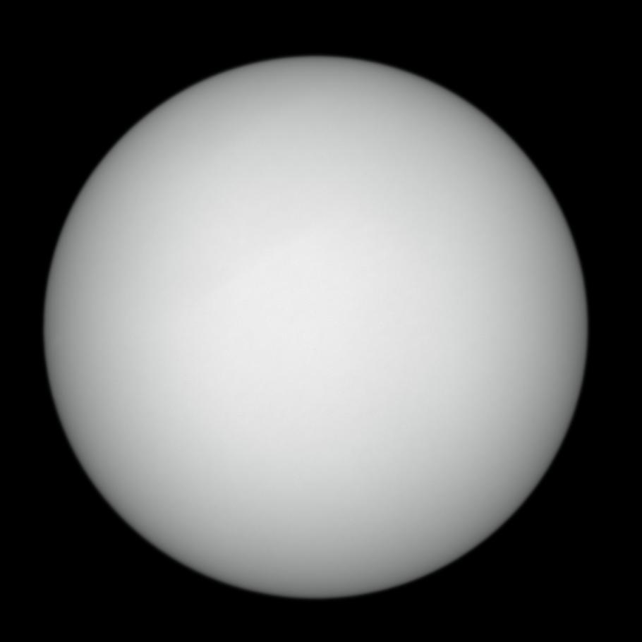 The “supersun” of January 2, 2018. Pictured, the blank surface of the Sun. 