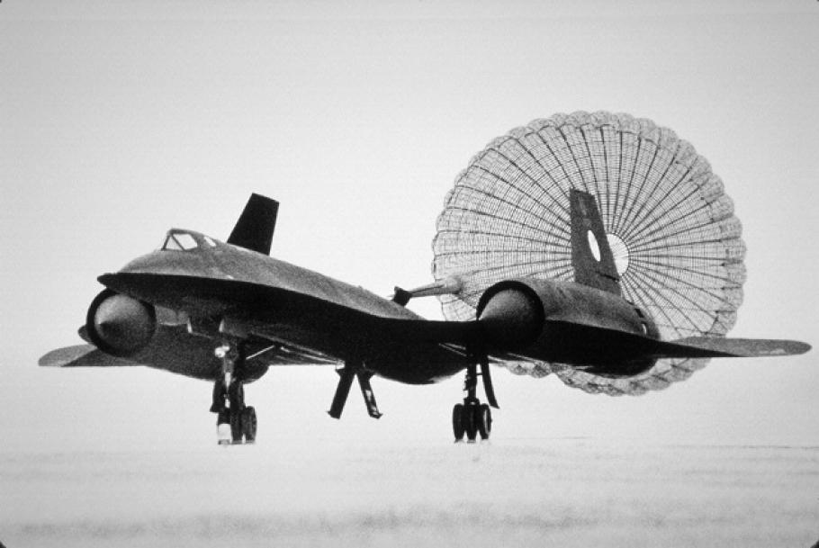 Lockheed SR-71 Blackbird Landing at Dulles