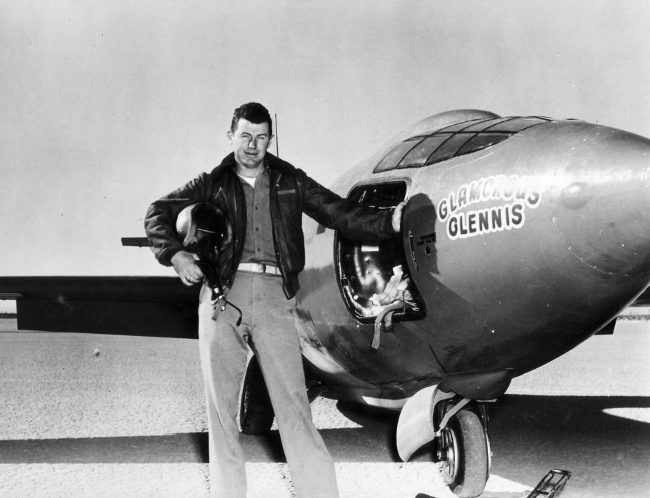 Charles \"Chuck\" Yeager with Bell X-1