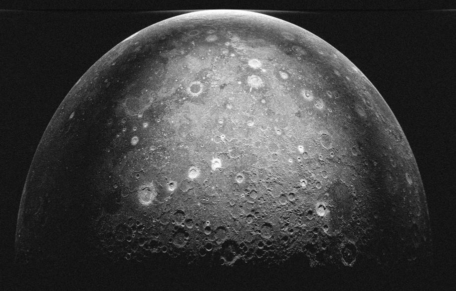 Radar Image of the Moon