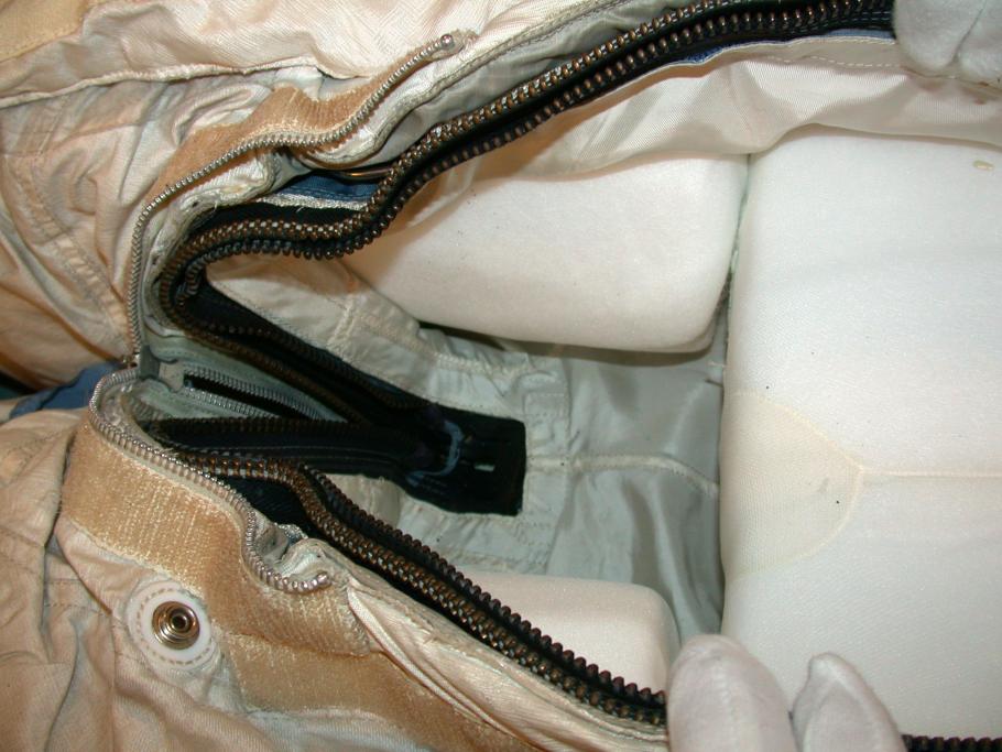Zippers on Apollo 14 Spacesuit