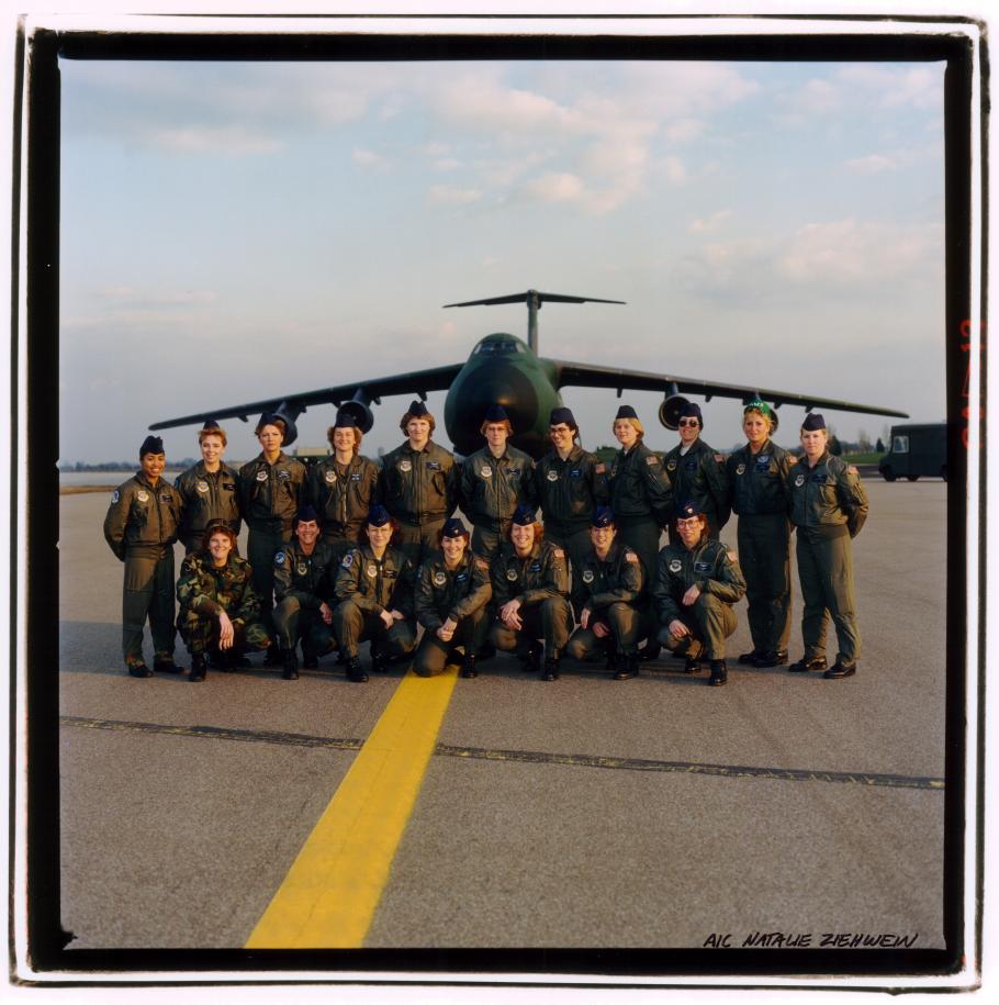 First All-Female Flight Crew of a C5