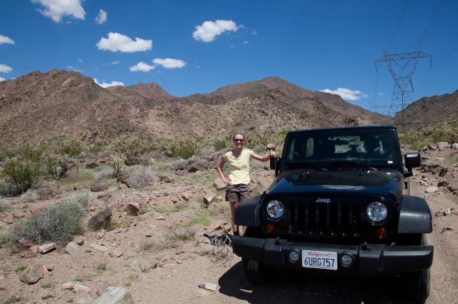 Ashley Hornish in the Mojave Desert