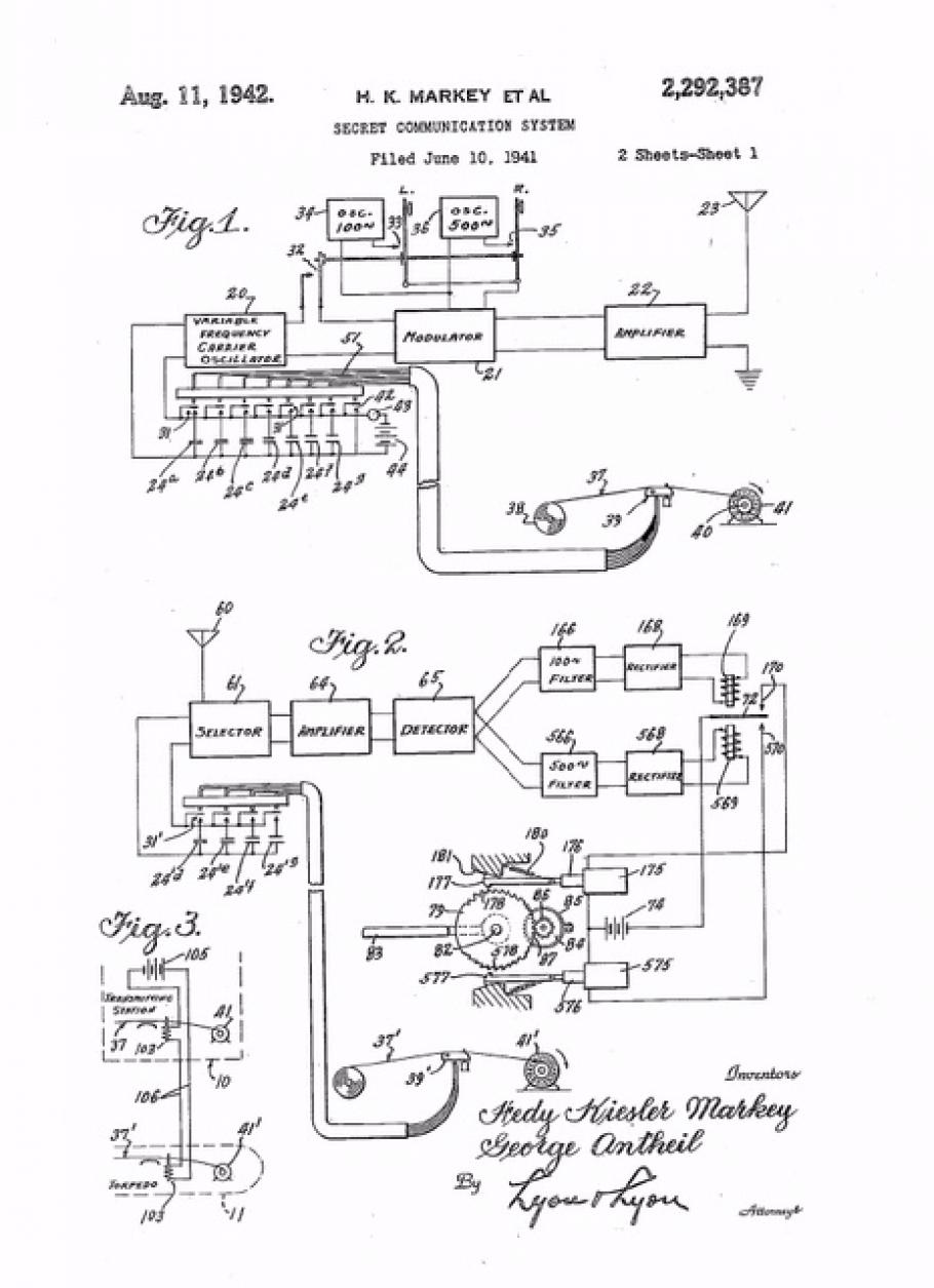 Hedy Lamarr&#039;s patent