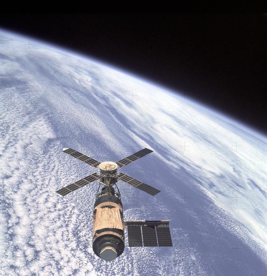 Skylab Orbital Workshop in Orbit