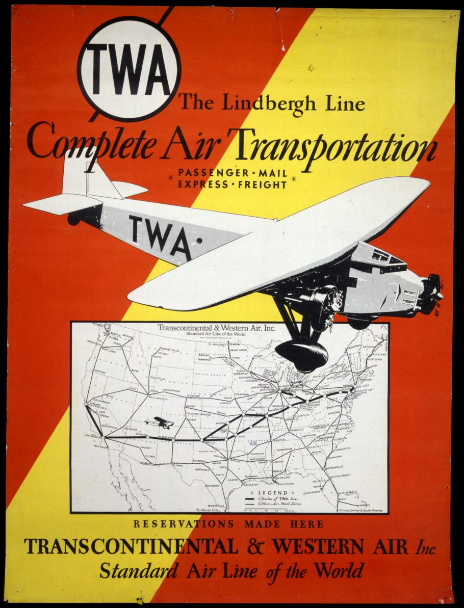 David Klein's TWA Travel Posters | National Air and Space Museum