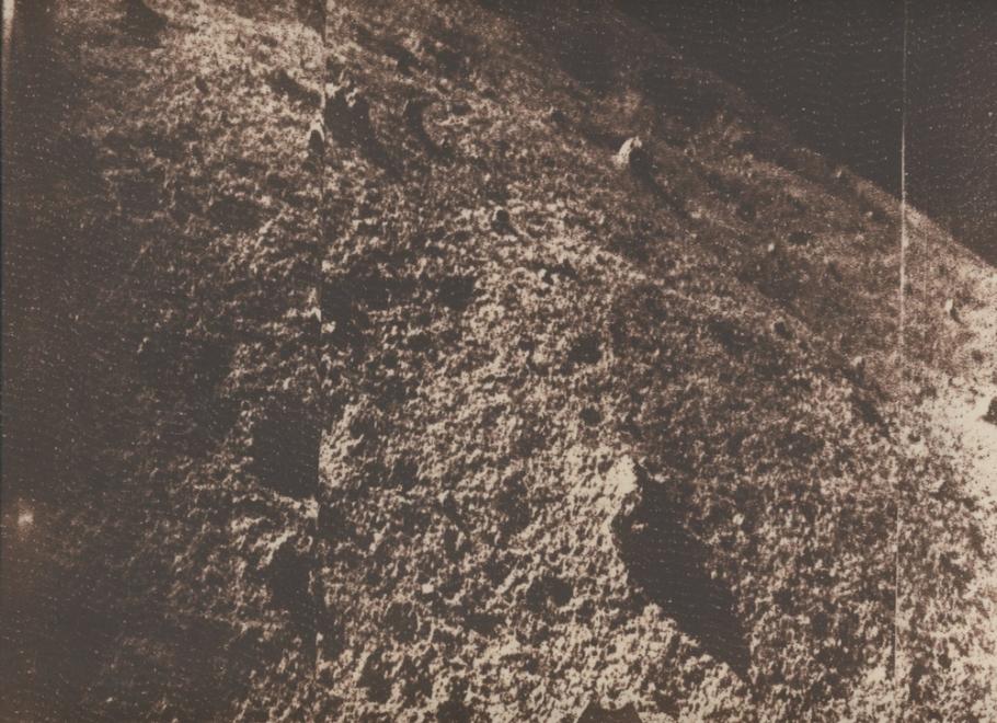 The first image of the Moon's surface