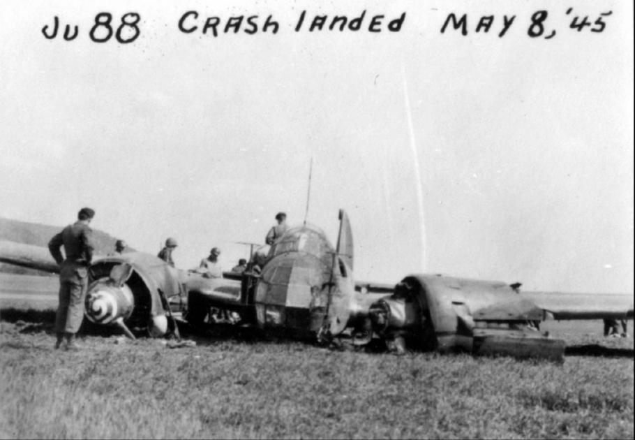 crashed Junkers Ju 88
