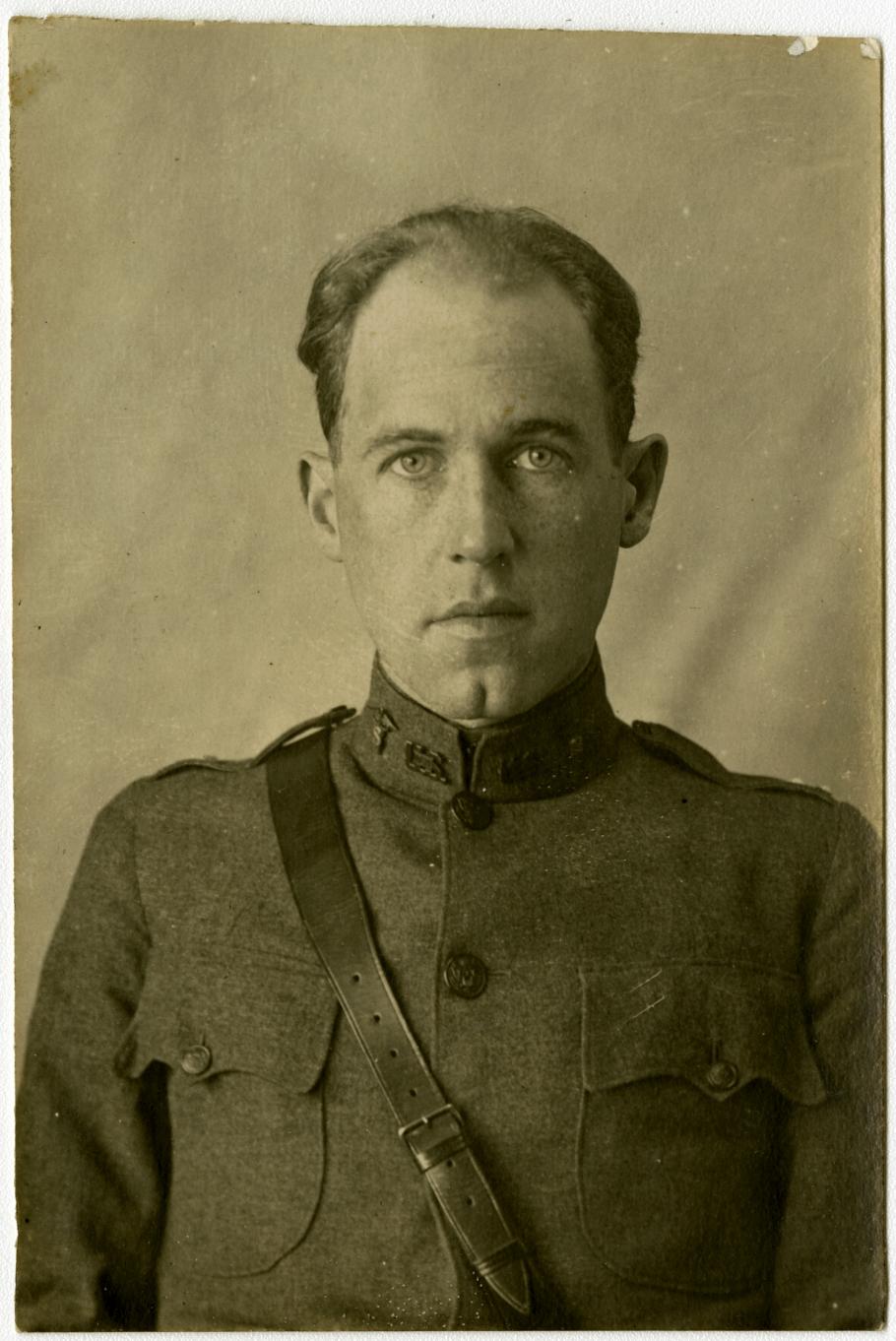 Portrait of Harold F. Pierce, in uniform