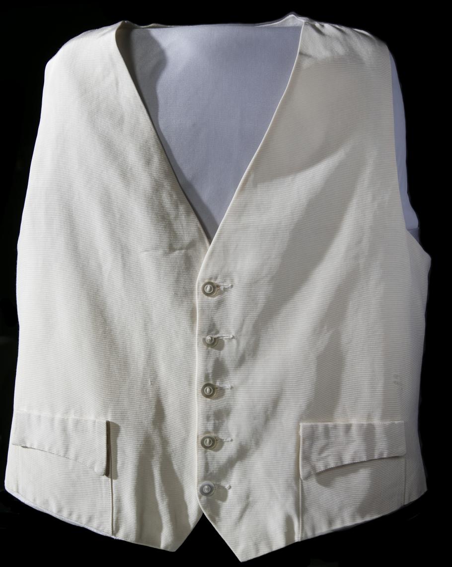 Gene Kranz's white Apollo 13 Vest with pockets