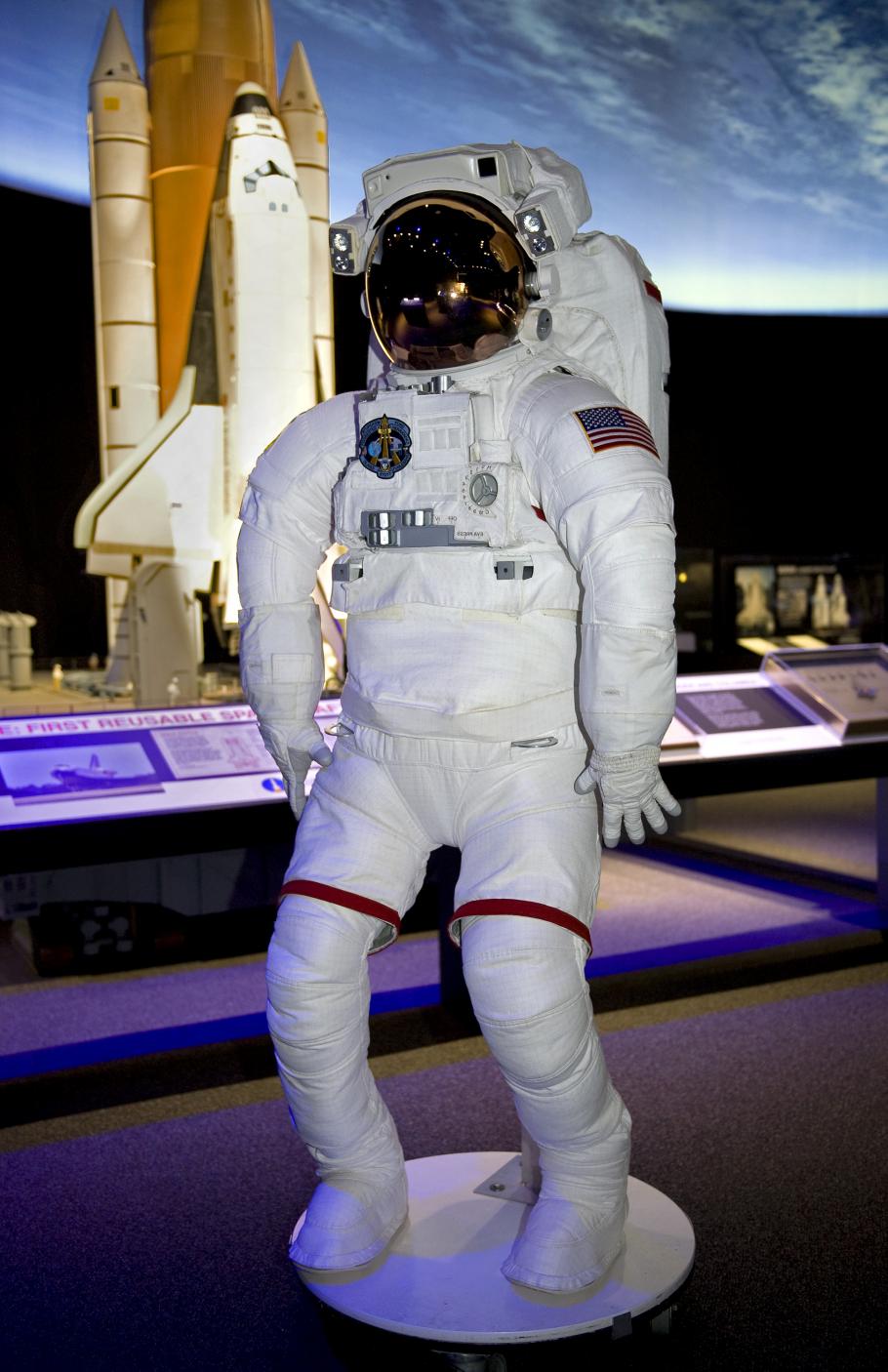 Mock Space Shuttle Suit