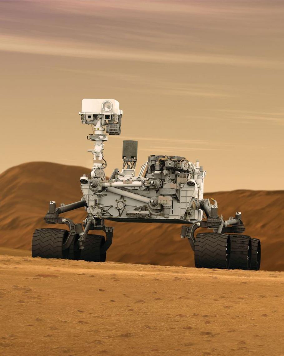 Mars Rover Curiosity in Artist&#039;s Concept